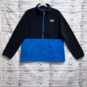 L.L. Bean Mountain Classic Colorblock Fleece Pullover